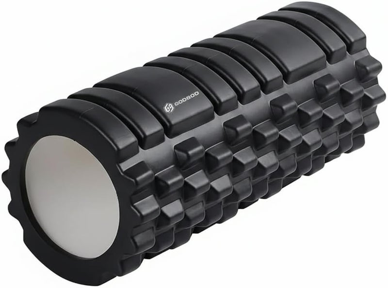 GODBOD Strong Foam Roller - Deep Tissue Medium Density Muscle Massager with Myofascial Trigger Point Release, Back Massage Roller for Soreness and Mobility 13 x 5.5 Inch - Image 1